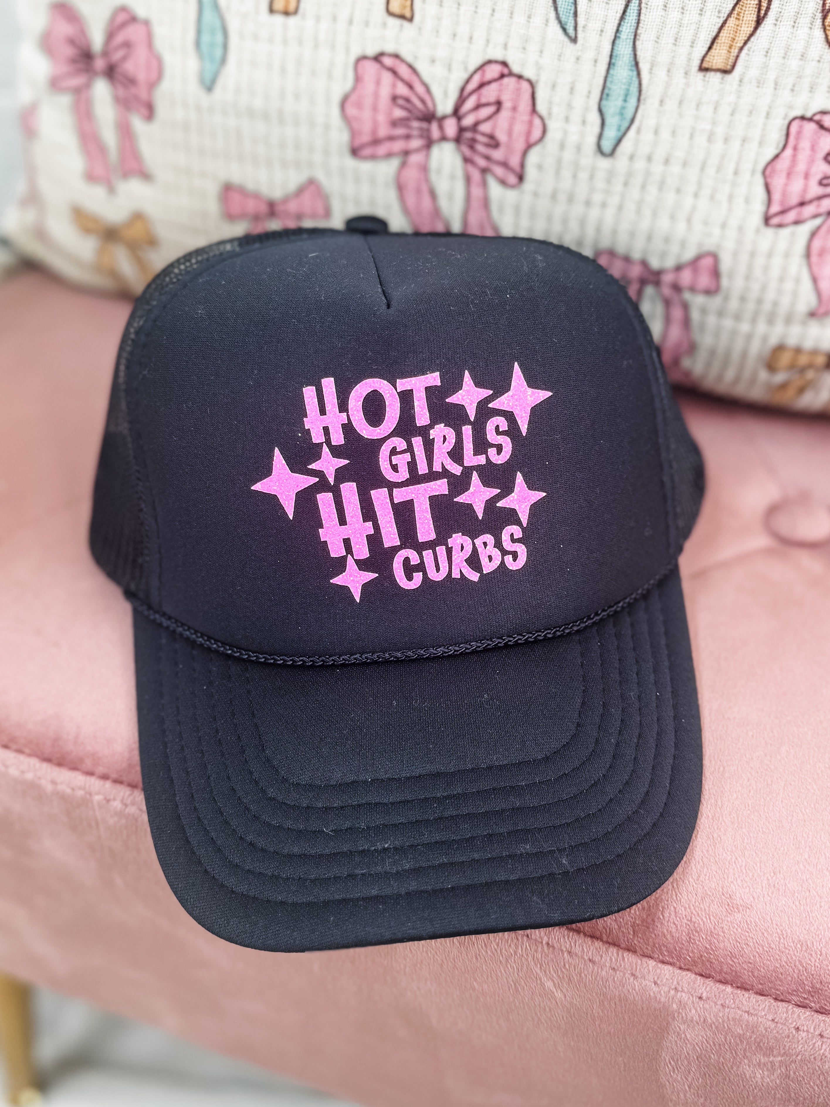 Hot Girls Hit Curbs Trucker Hat