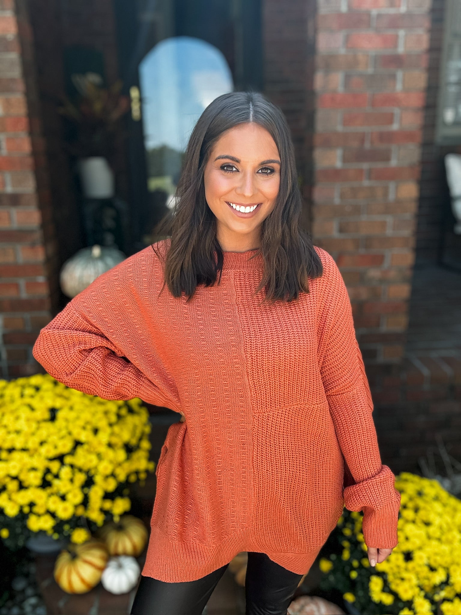 Memory Lane Sweater - Pumpkin