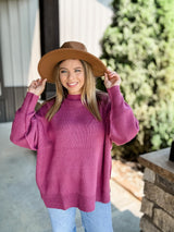 Embrace Today Sweater - Mauve