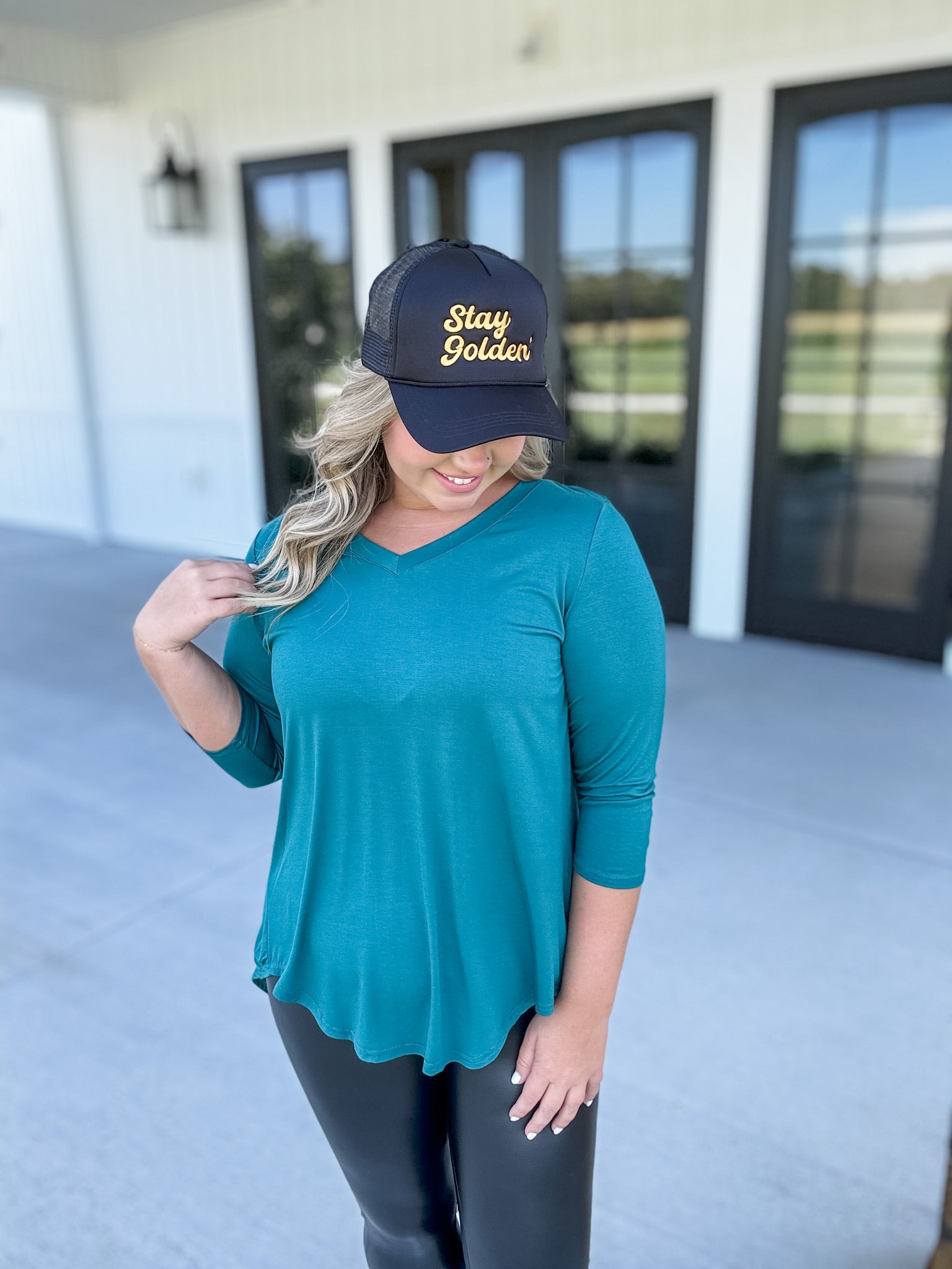 You're Amazing Top - Teal FINAL SALE