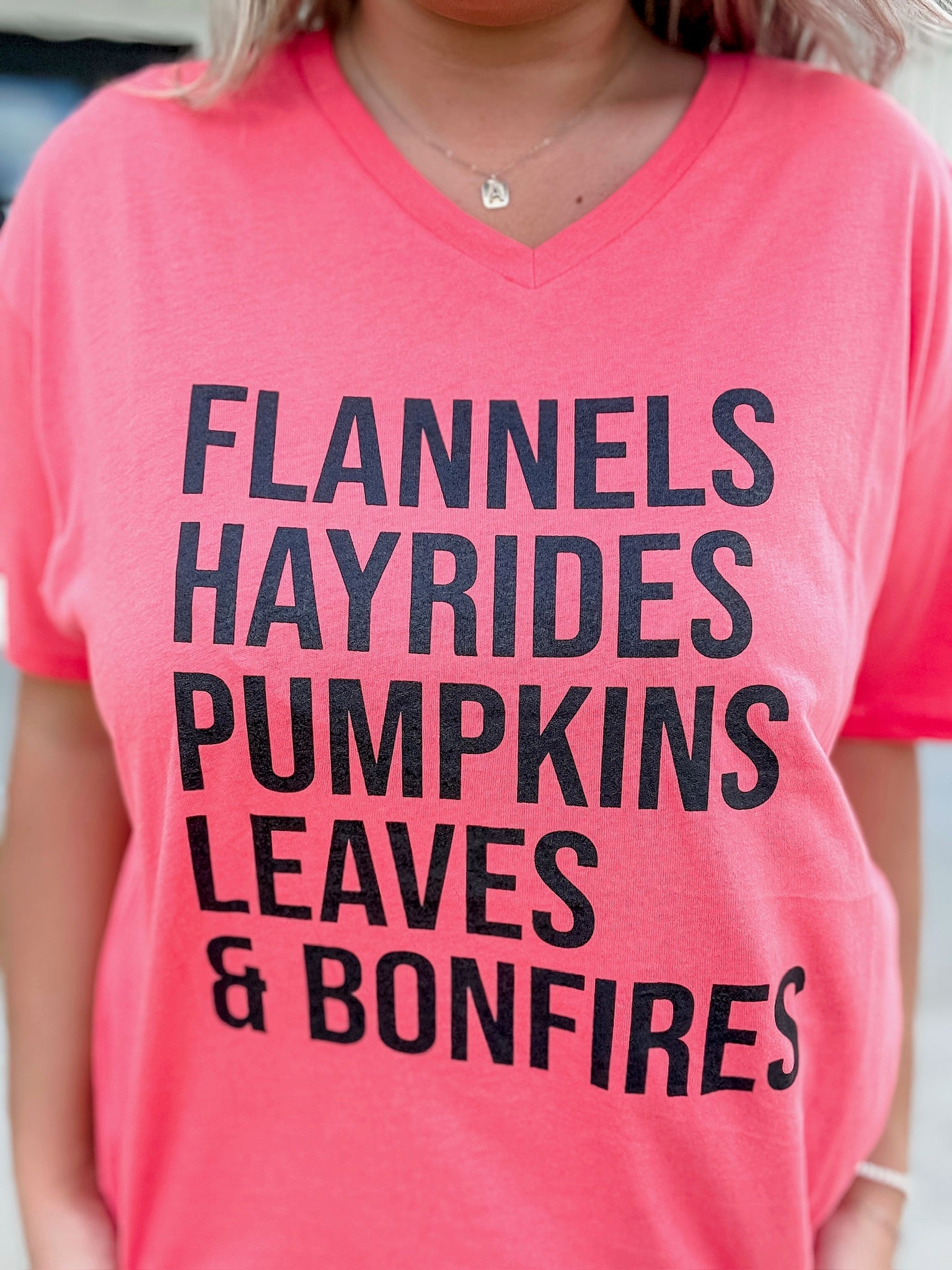 Flannels & Hayrides Graphic Tee