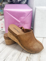 Corkys Marley Wedge Mule - Bronze FINAL SALE | MODEL SHOE