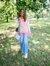 Peony Bow Vest