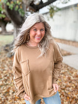 Everyday Ease Top - Mocha