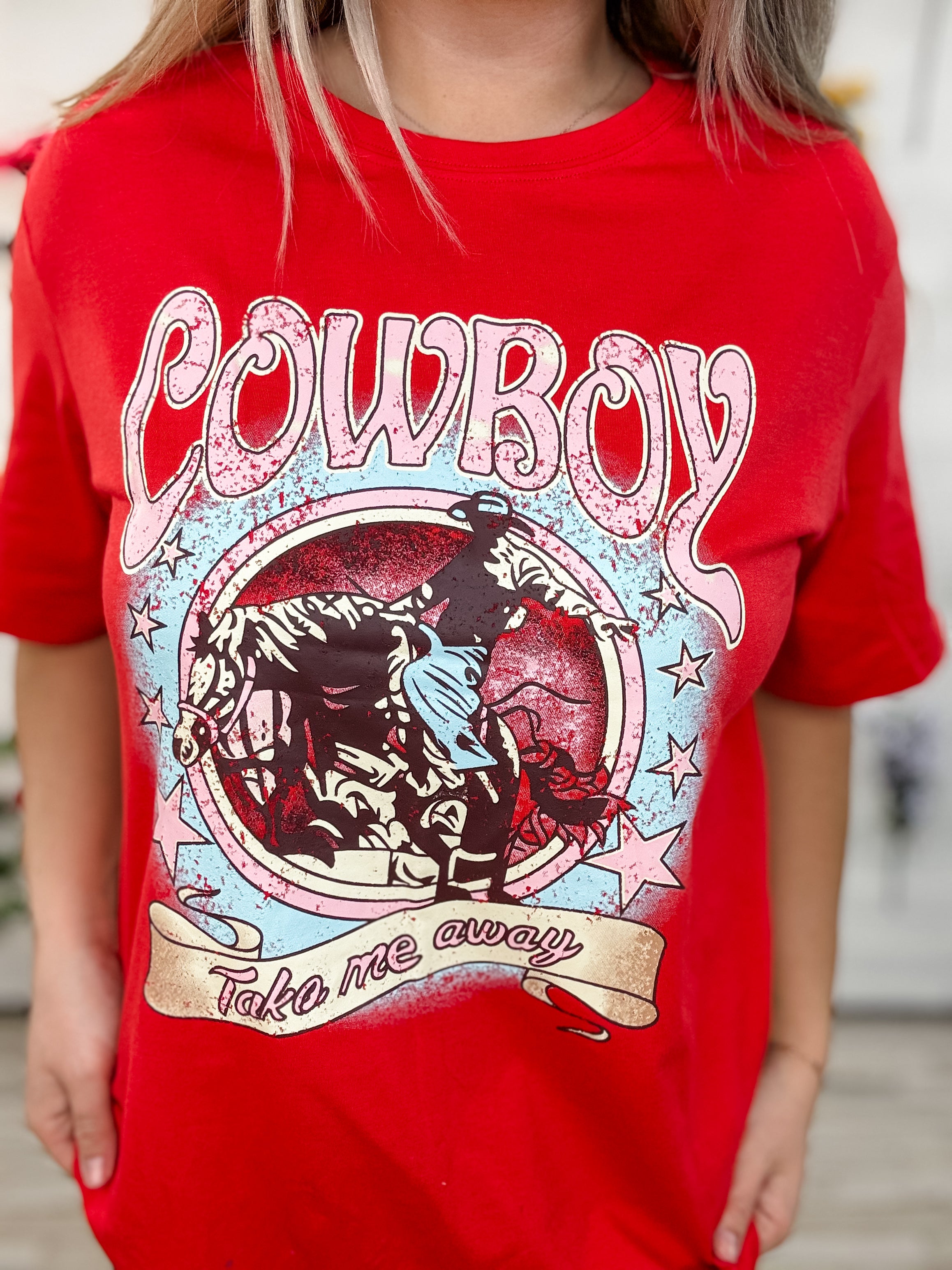 Cowboy Take Me Away Graphic Tee