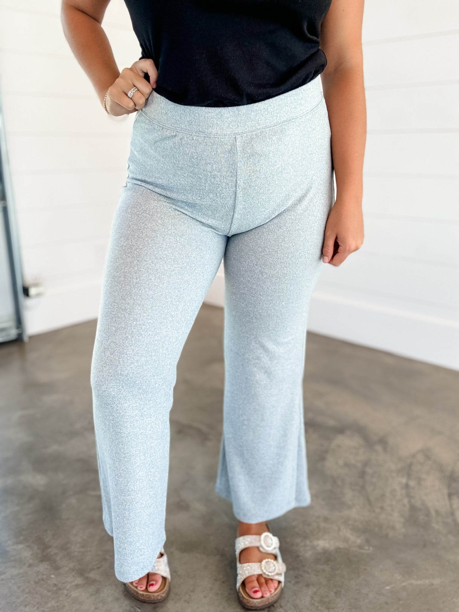 Forever Flirty Pant - Blue Grey FINAL SALE