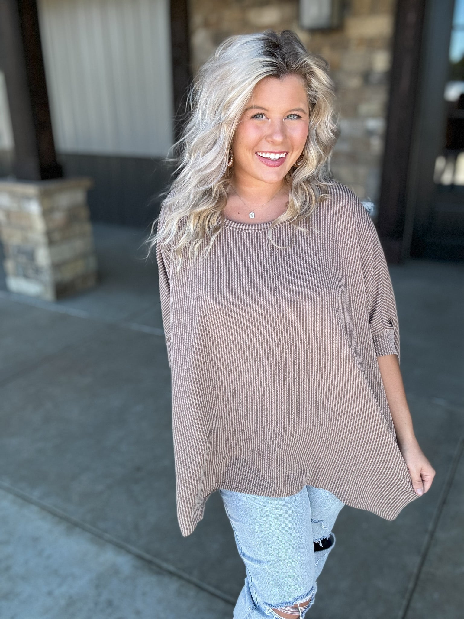 Casual Chill Top - Mocha