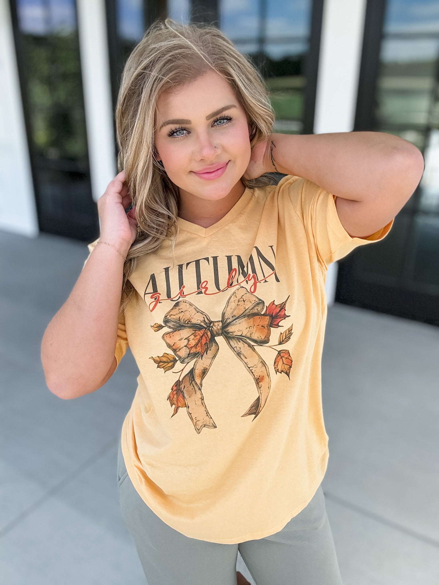 Autumn Girly Graphic Tee