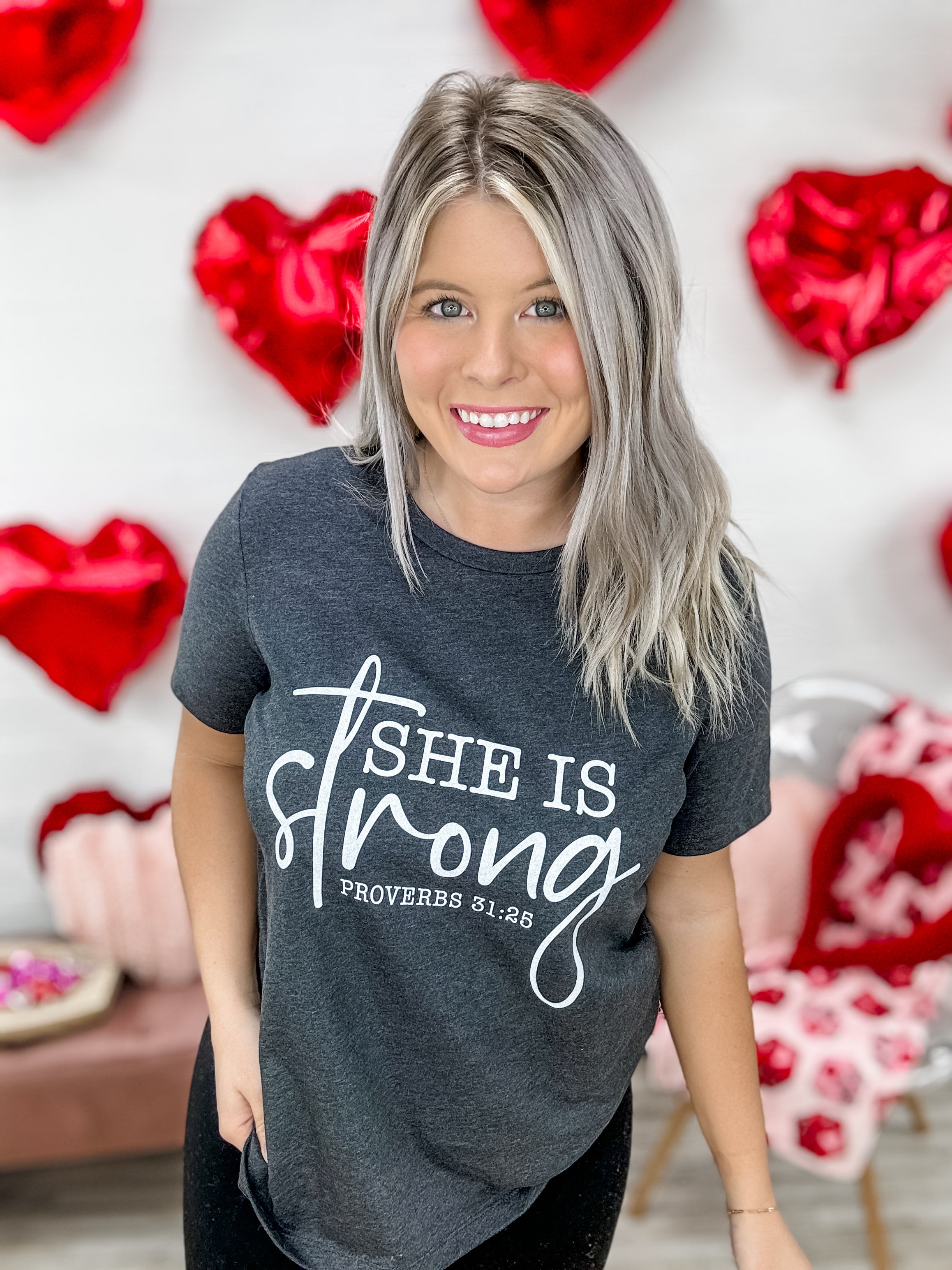 She Is Strong Graphic Tee