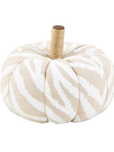 Mud Pie Zebra Pumpkin Sitter