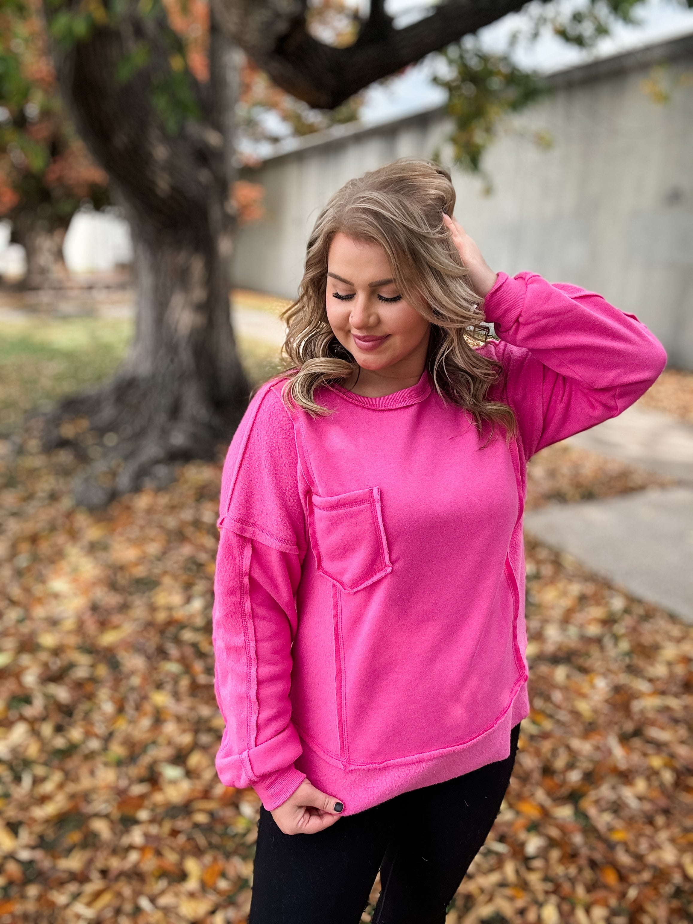 Everyday Ease Top - Pink