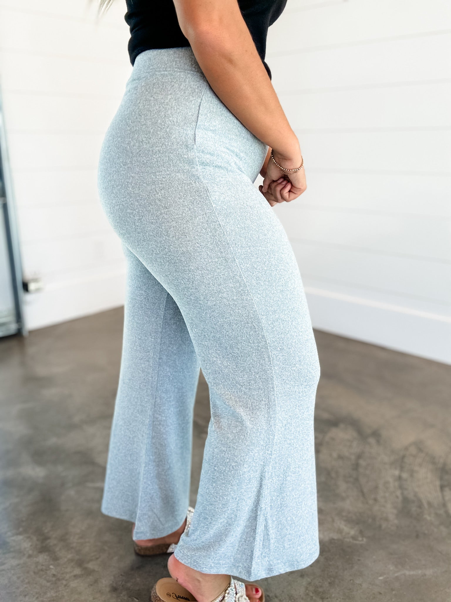 Forever Flirty Pant - Blue Grey FINAL SALE