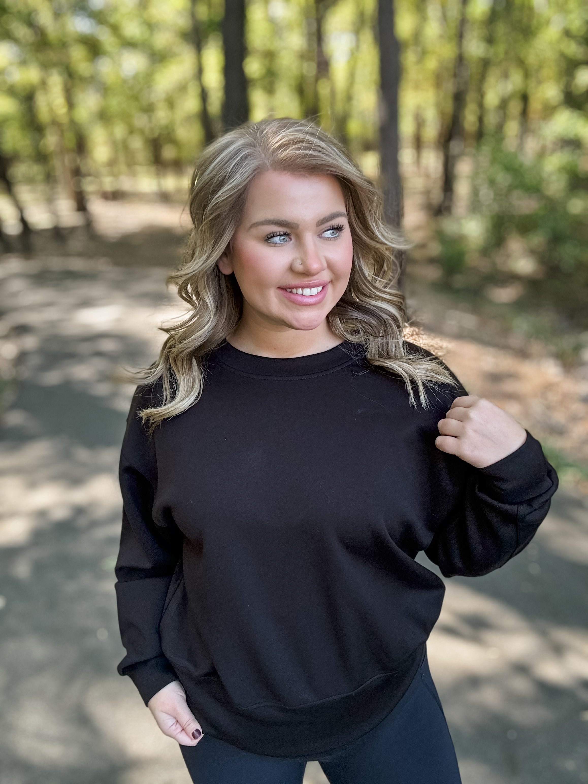 Scuba Crewneck Sweatshirt - Black FINAL SALE