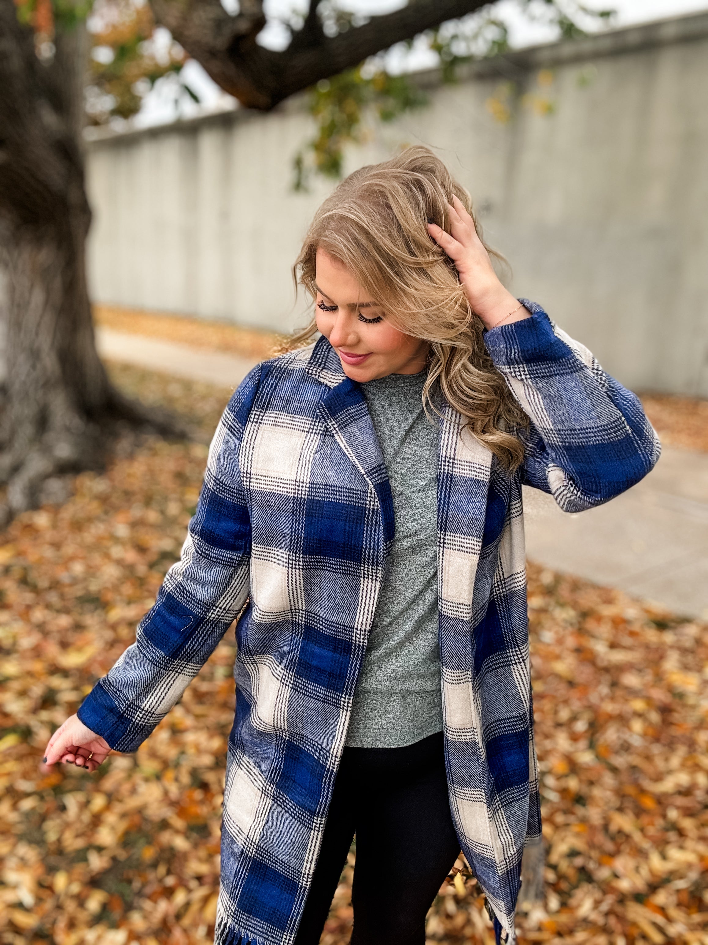 Blustery Days Cardigan - Navy