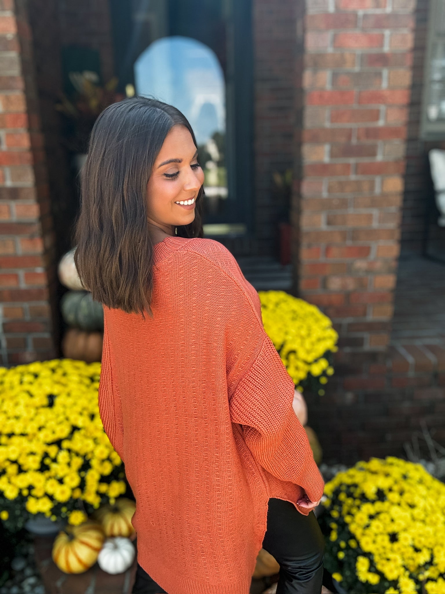 Memory Lane Sweater - Pumpkin