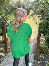 Wouldn't It Be Nice Sweater - Green FINAL SALE