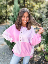 Fancy Color Block Sweatshirt