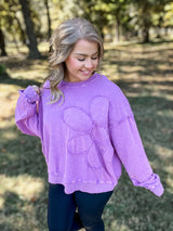 Flower Power Top - Purple