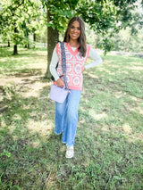 Peony Bow Vest