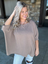 Casual Chill Top - Mocha