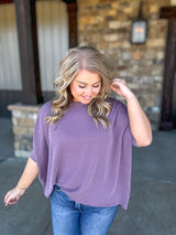 Casual Chill Top - Purple