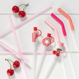 Cherry Pie Straw Toppers