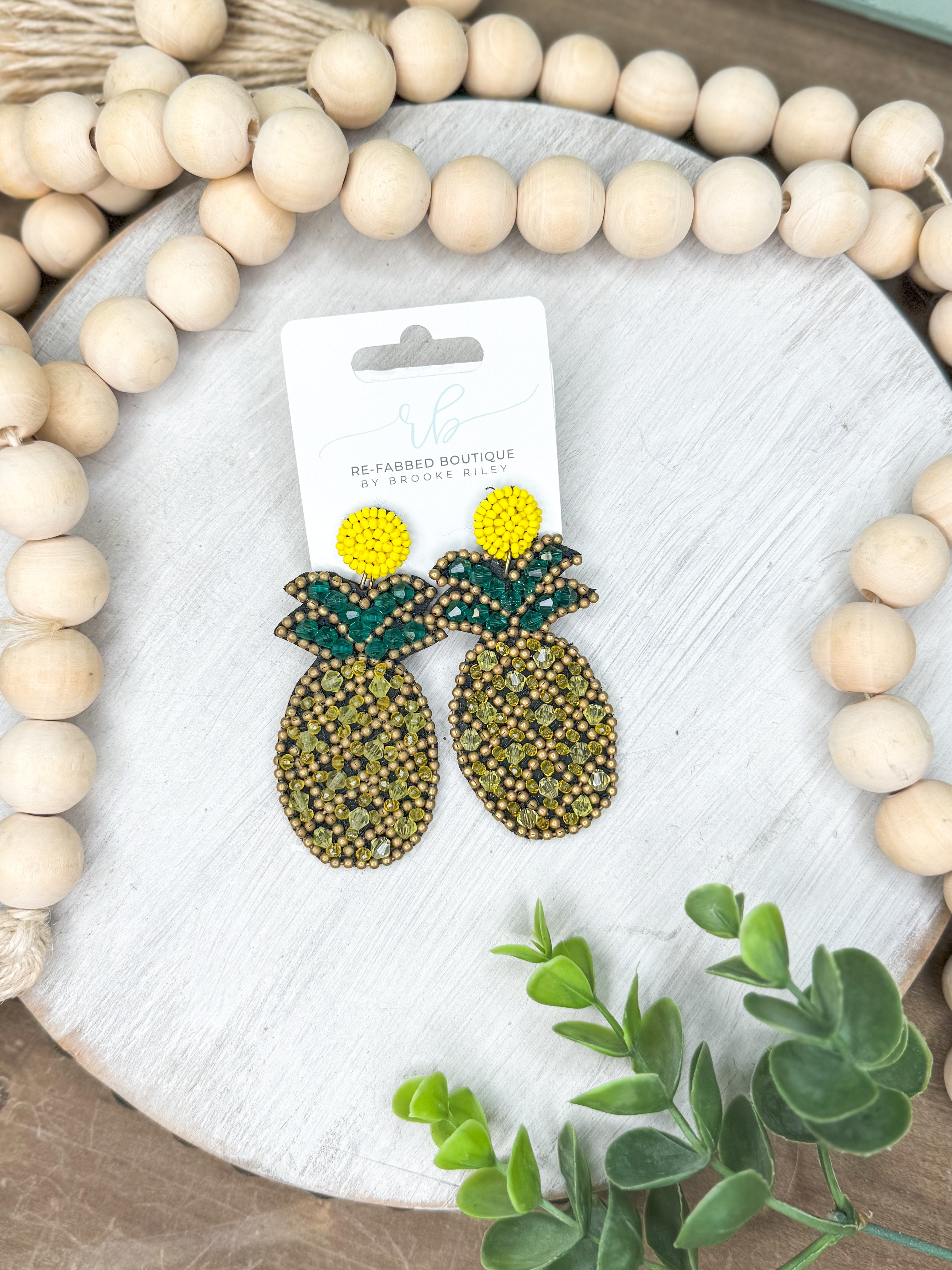 Pretty Pineapple Earrings FINAL SALE