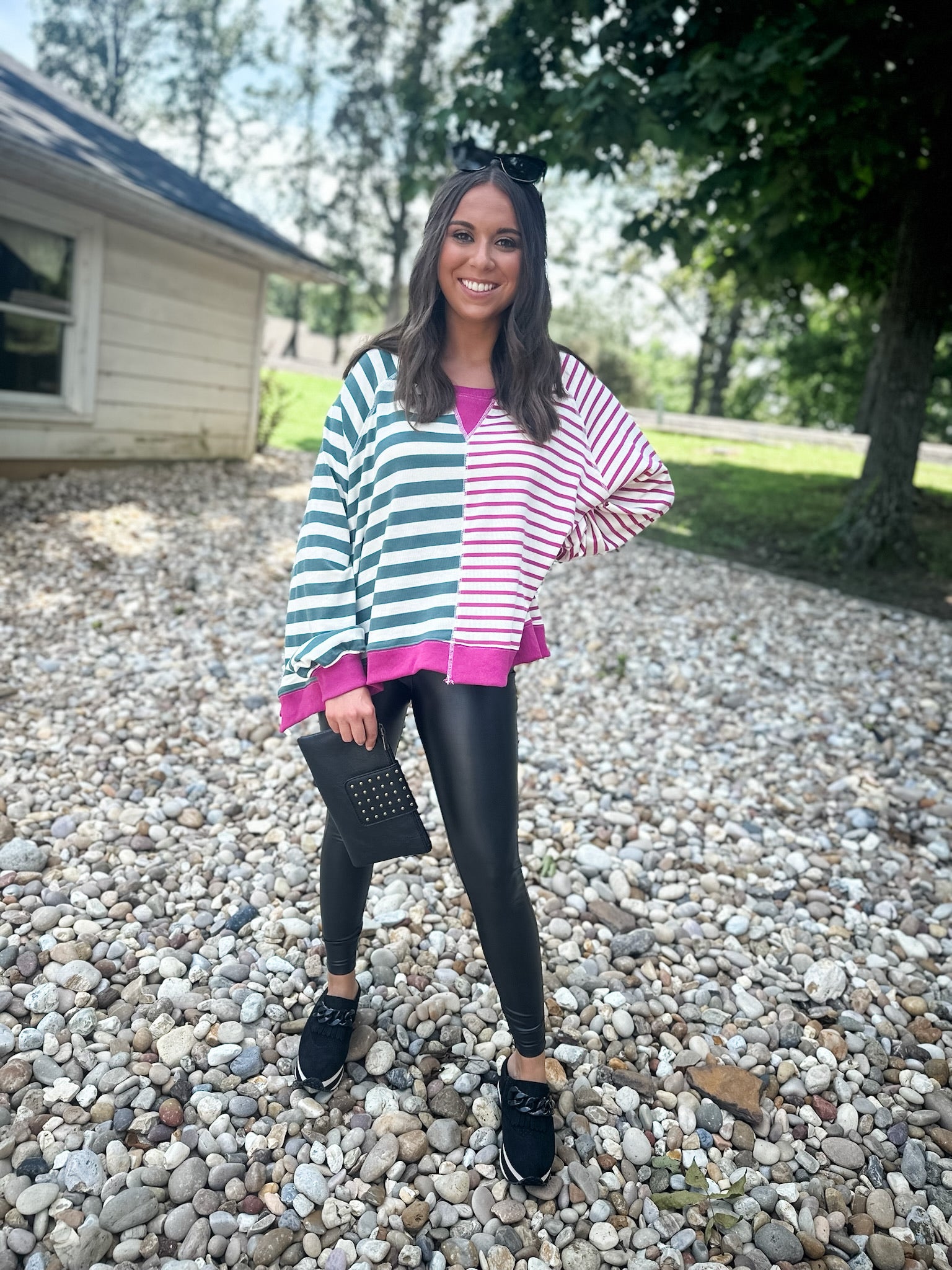 Striped Fusion Sweatshirt