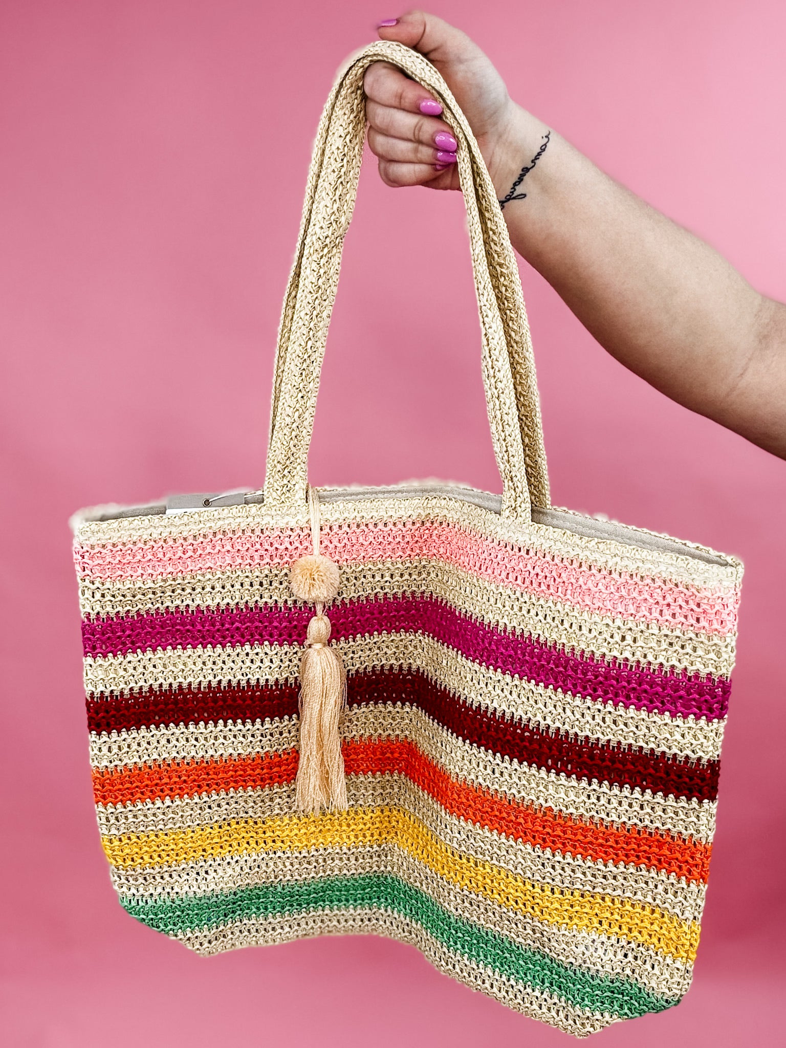 Boho Striped Bag