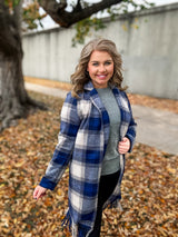 Blustery Days Cardigan - Navy