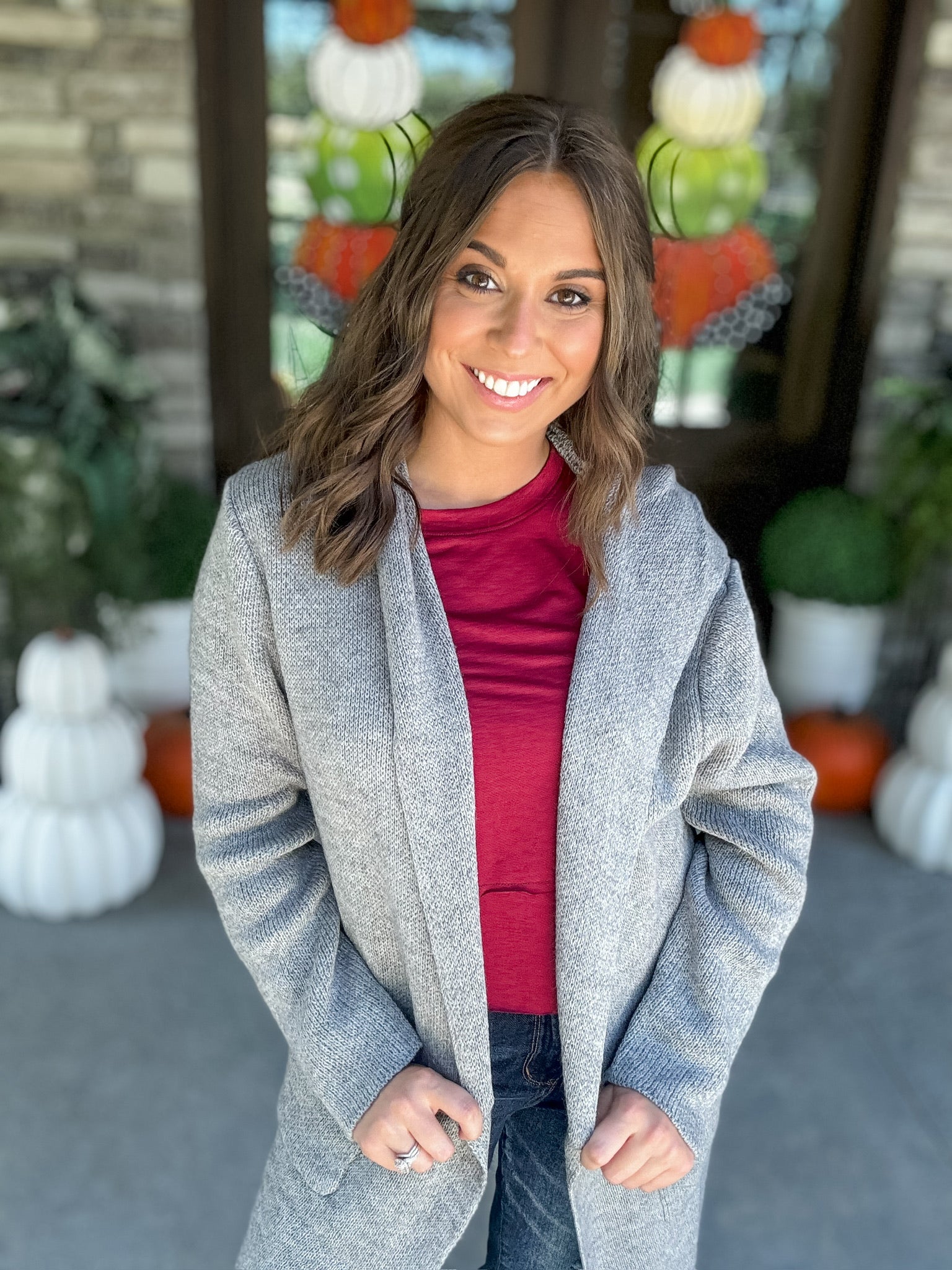 Snuggle Season Cardi - Grey FINAL SALE