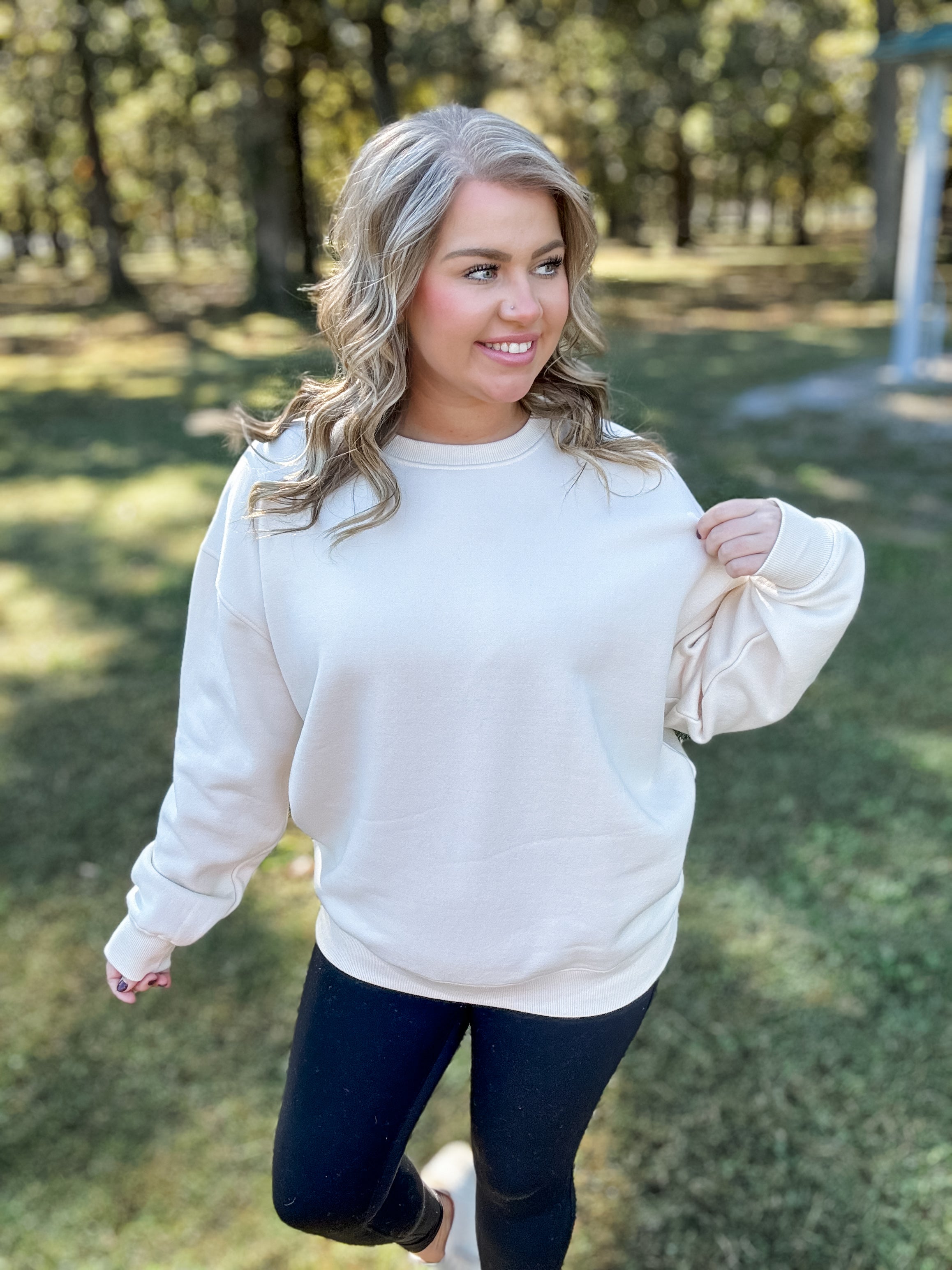 Ultimate Cozy Sweatshirt - Ivory FINAL SALE