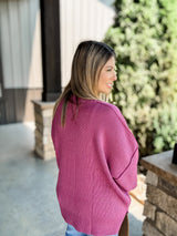 Embrace Today Sweater - Mauve FINAL SALE