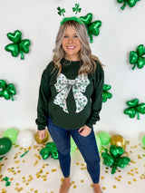 St. Patrick's Bow Graphic Sweatshirt