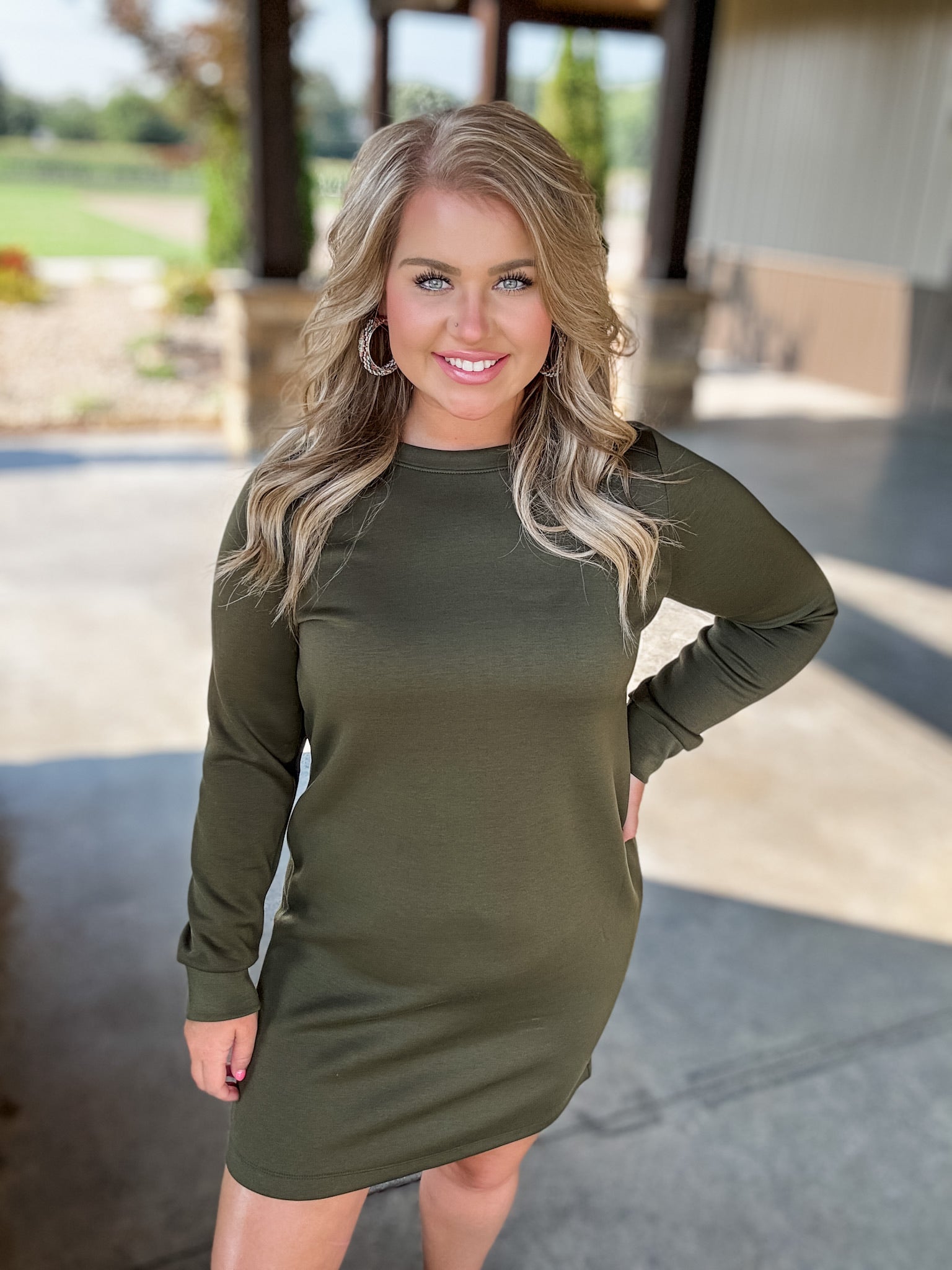 Ready For The Day Dress - Olive FINAL SALE