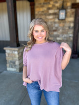 Casual Chill Top - Mulberry