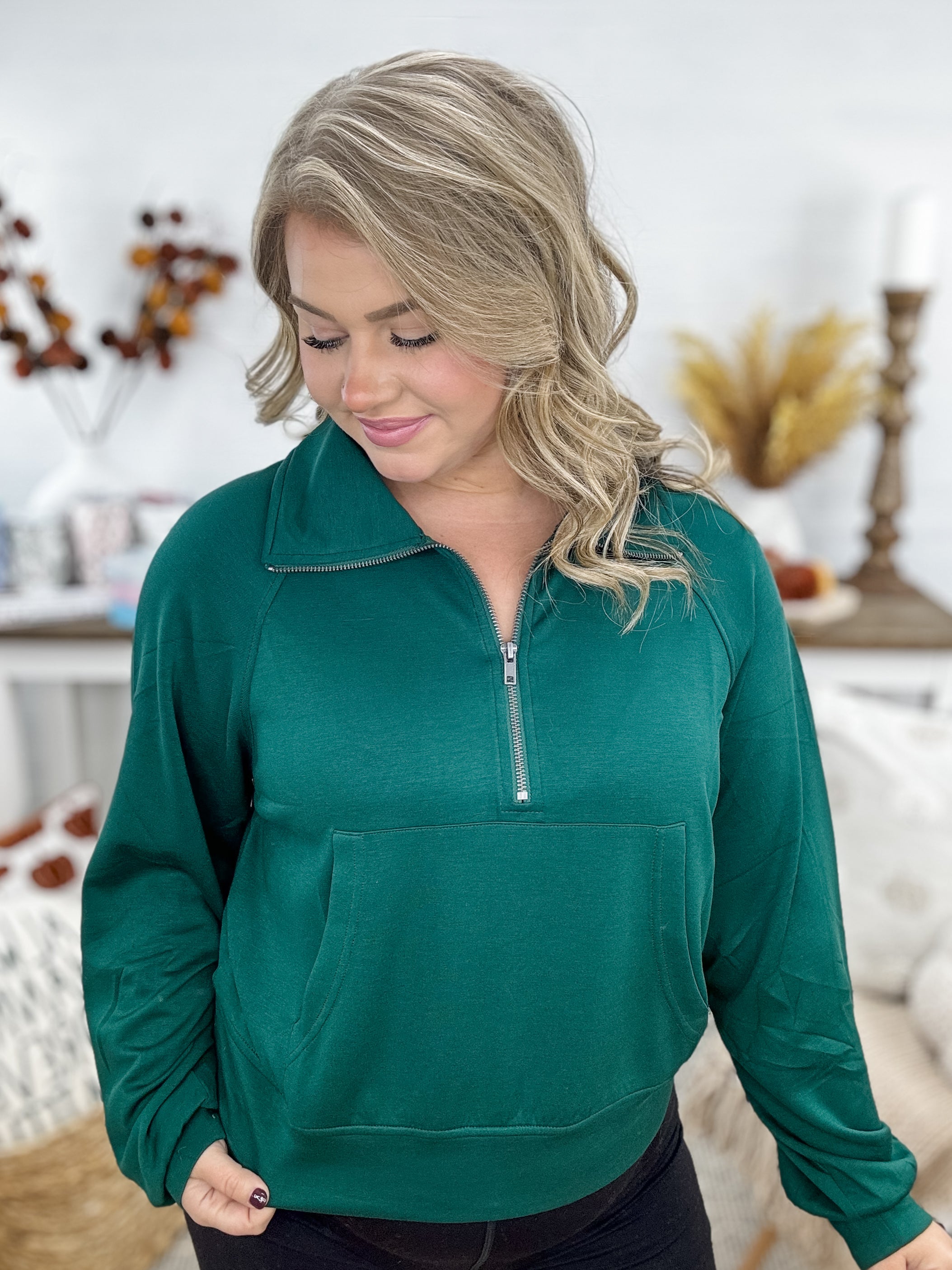 Seize The Day Top - Green FINAL SALE