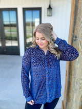 Autumn Staple Top - Cobalt