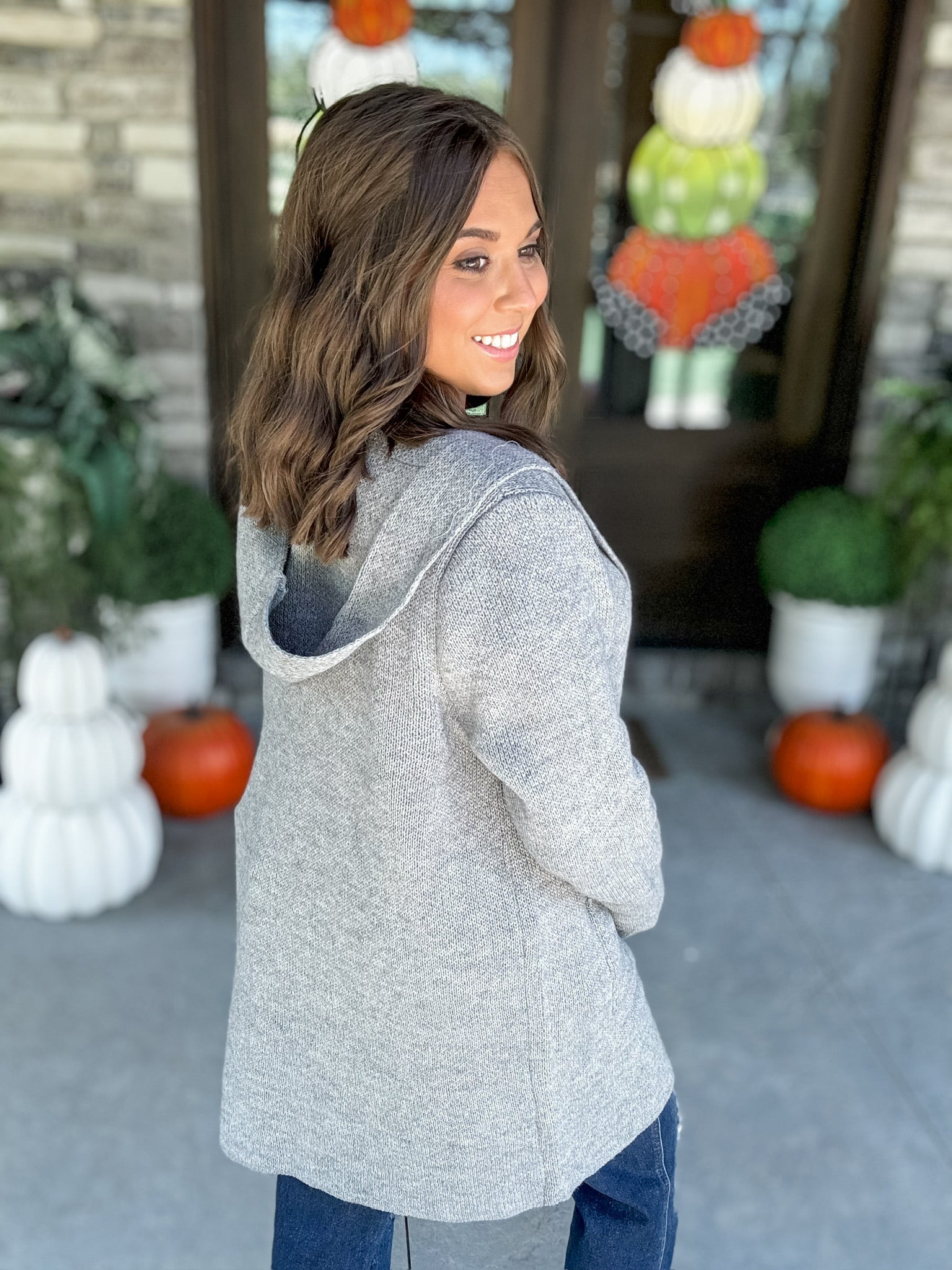 Snuggle Season Cardi - Grey FINAL SALE