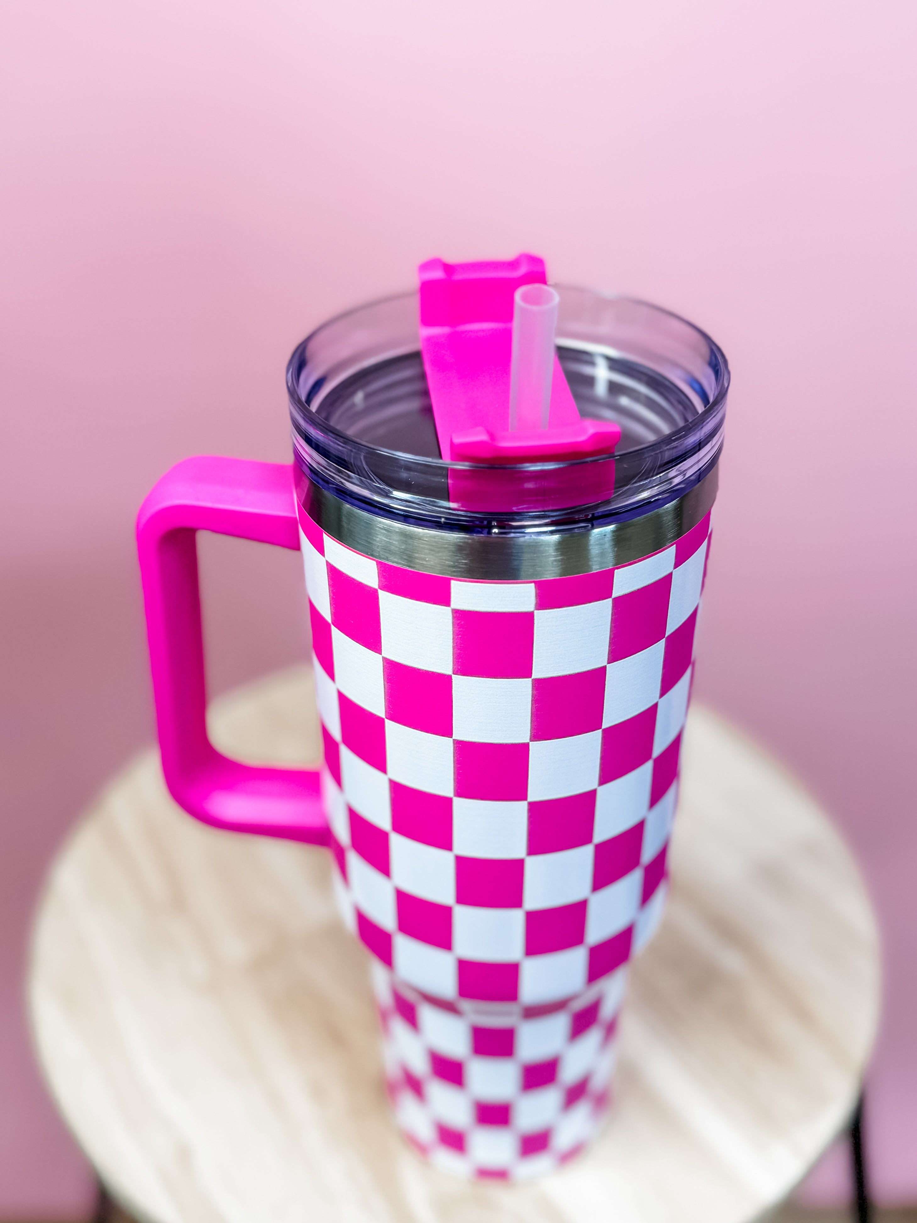 Macie 40 OZ Tumbler - Fuchsia