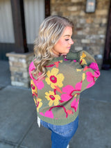 Petal Palette Sweater