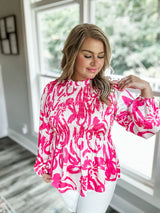 River Rapids Top - Pink FINAL SALE