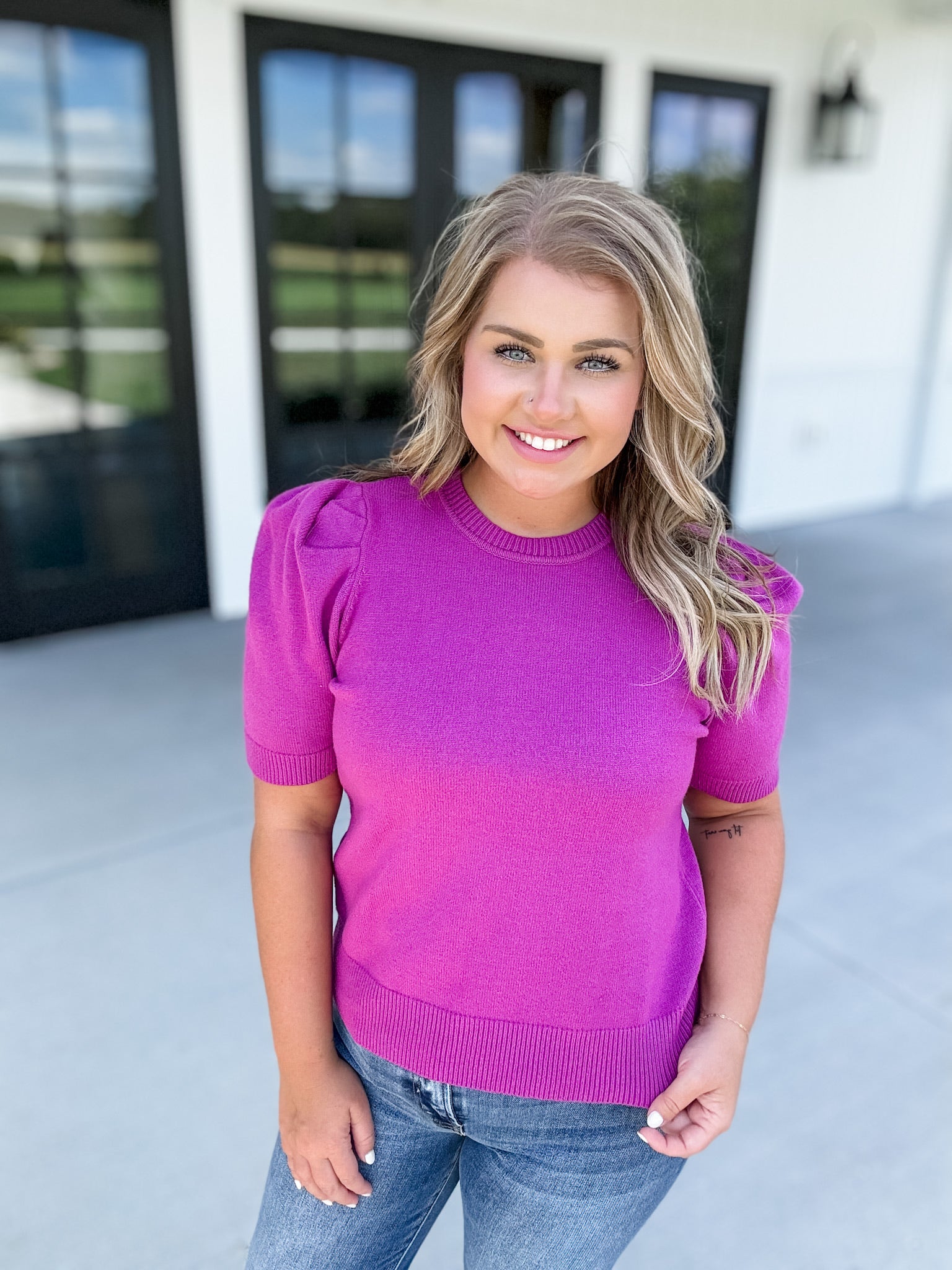 Embrace Adventure Top - Violet