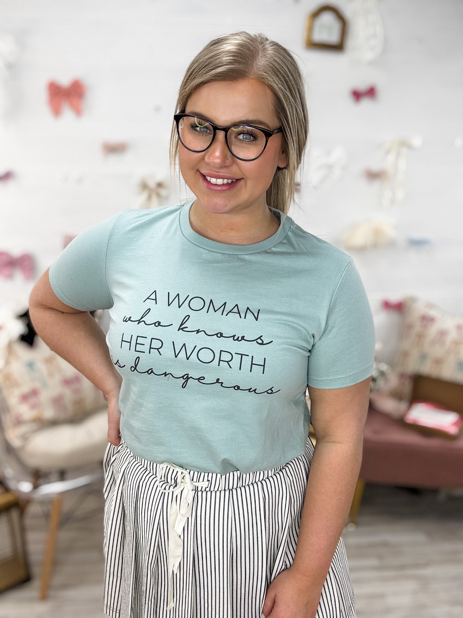 Her Worth Graphic Tee