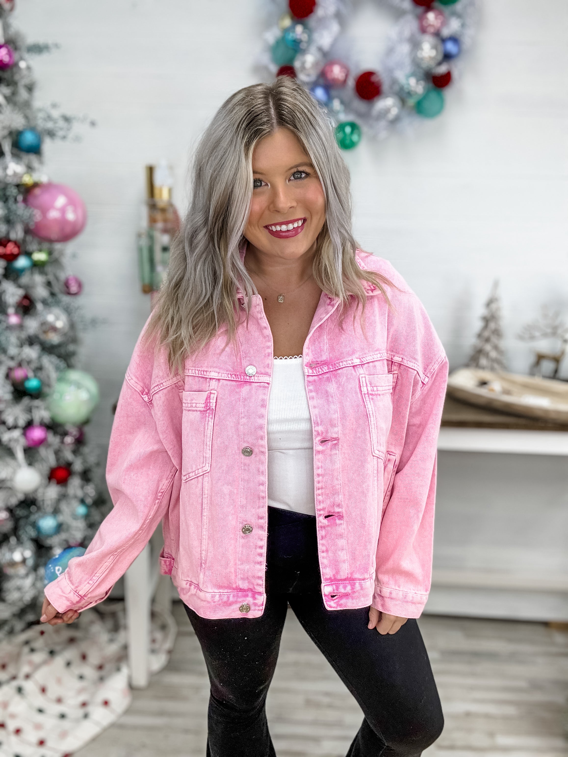 Faded Horizon Jacket - Pink