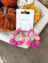 Teardrop Treasure Earring - Pink