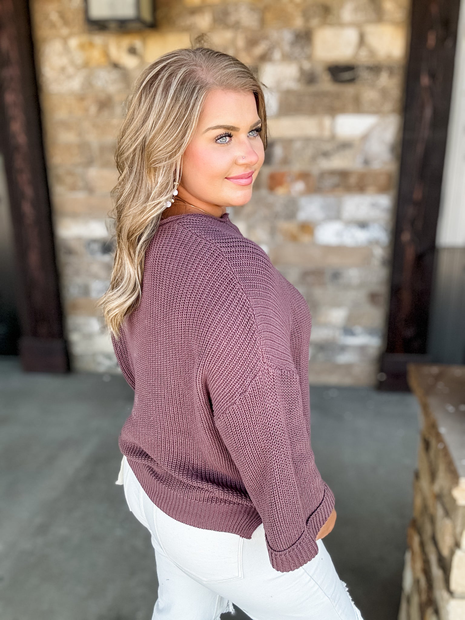 Canyon Echo Sweater - Mocha