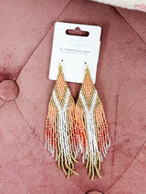 Fringe Fantasty Earring - Ivory