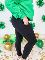 Butter Basic Legging - Black FINAL SALE