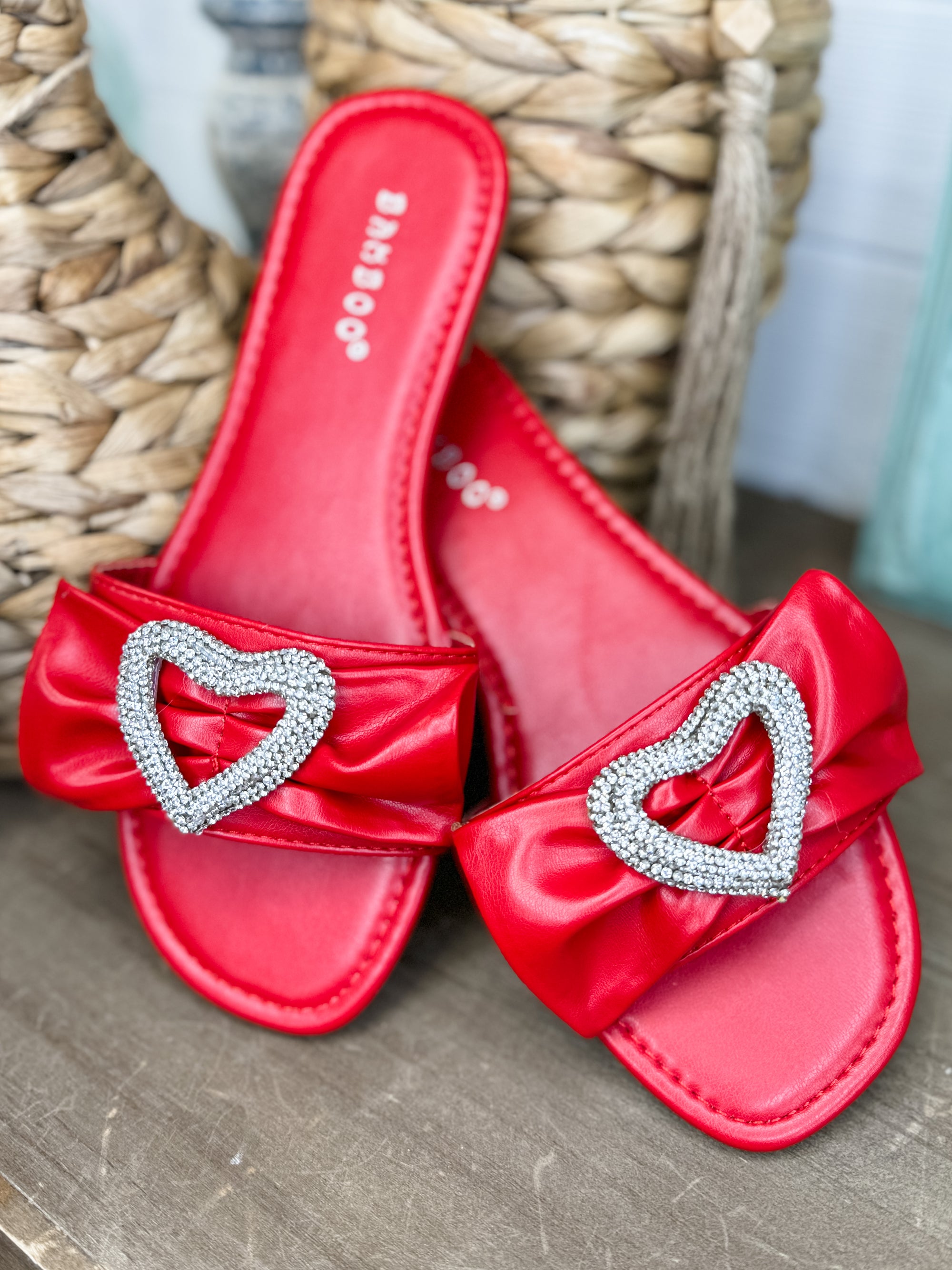 Buy online Red Embellished Sandal from sandals & floaters for Women by  V-mart for ₹400 at 0% off | 2024 Limeroad.com